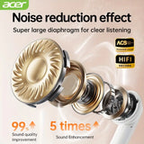 Teana Sound Wireless Earbuds - Heavy Bass, No Sound Leakage, Ultra Long Battery Life, AI Active Noise Cancellation