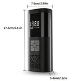 Portable Air Compressor Tire Inflator, 150PSI Car Tire Pump, Equipped with a Tire Pressure Gauge, LED Light,