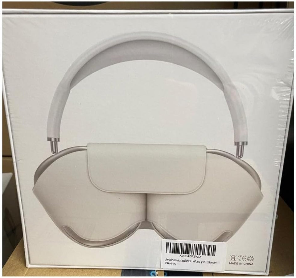 Air Pods MAX Premium Over-Ear Wireless Headphones with Noise Cancelling – Hi-Fi Sound, Long Battery Life, Comfortable Fit,