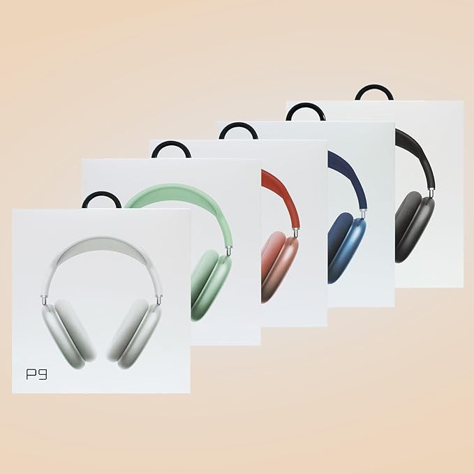 Air Pods MAX Premium Over-Ear Wireless Headphones with Noise Cancelling – Hi-Fi Sound, Long Battery Life, Comfortable Fit,