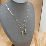 Elegant Couple Hug Heart Pendant Necklace – 18K Gold-Plated Stainless Steel Romantic Jewelry Gift for Women 💖