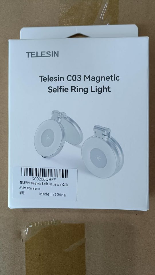 💡 Magnetic Selfie Light | Rechargeable LED Ring Light for Smartphones & Laptops
