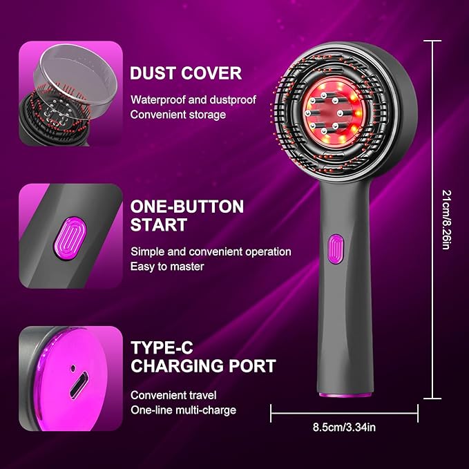 💆‍♀️ Scalp Massage Comb – Anti-Stress Hair Brush for Relaxation✨🪮