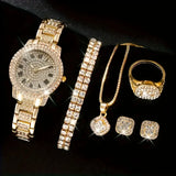 6pcs Luxury Fashion Women'S Jewelry Set