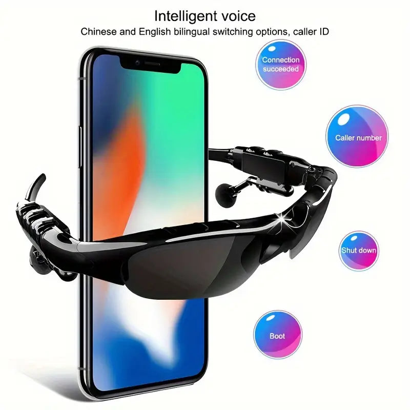 Glasses 2 in 1 Glasses Earphone, Wireless Headset with Mic